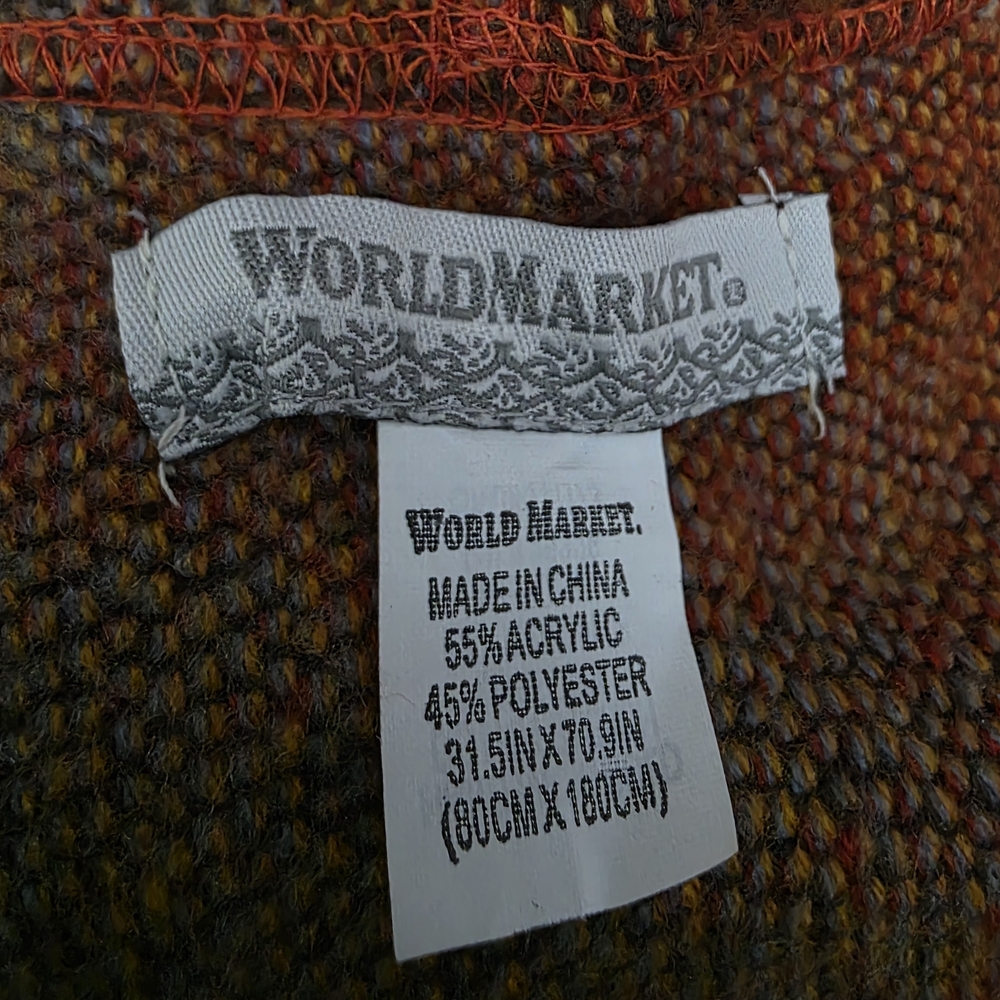 Multicolor Geometric Pattern Cape - image 4